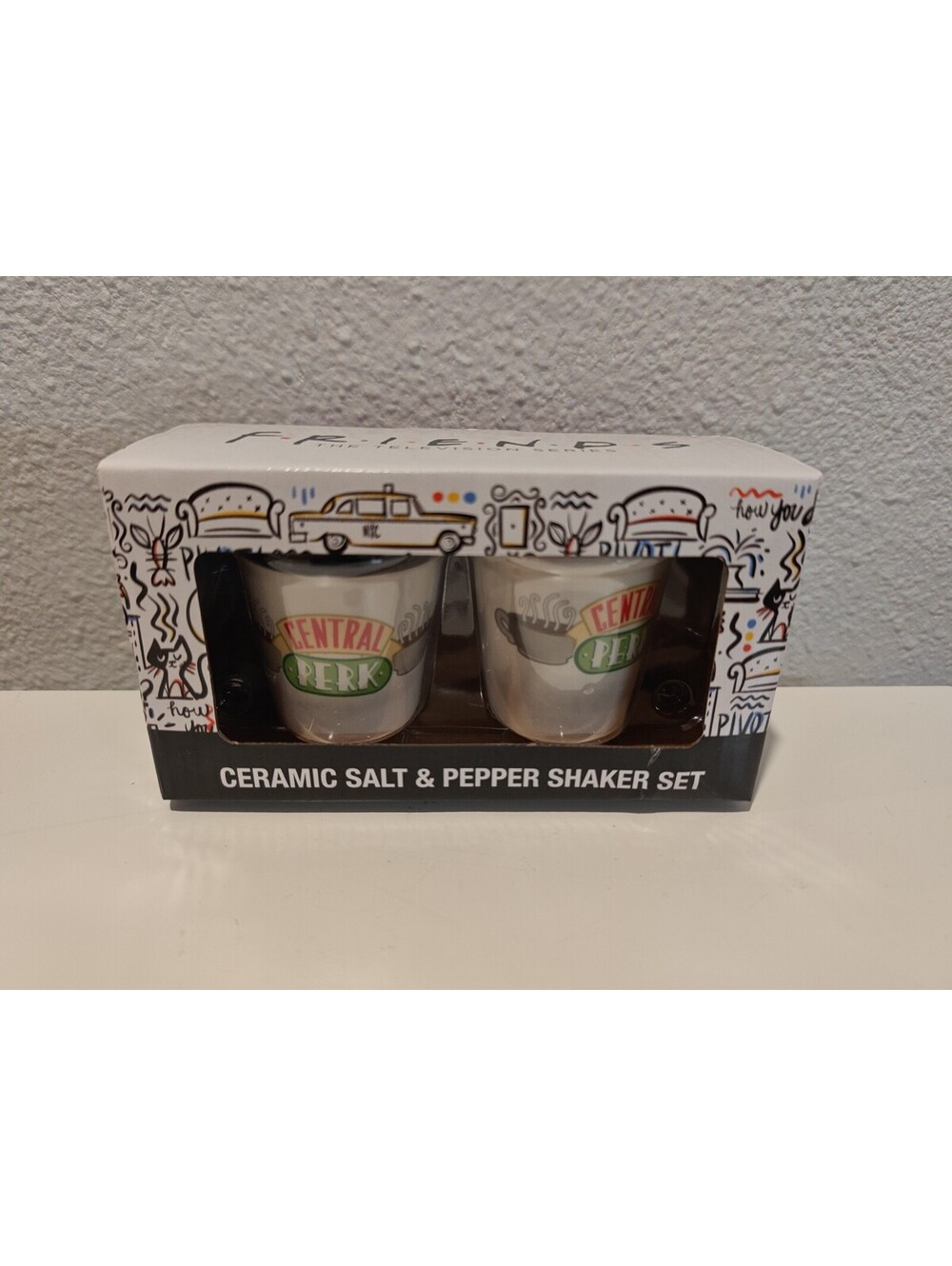 Friends Central Perk Ceramic Salt & Pepper Shaker Set